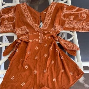Free people romper size L